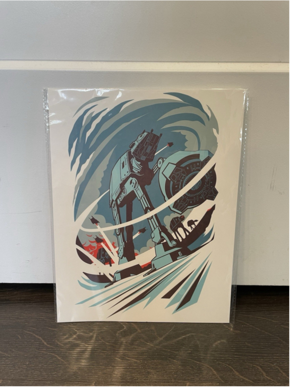 Star Wars AT-AT Color Print 8.5 x 11 New Culture Fly